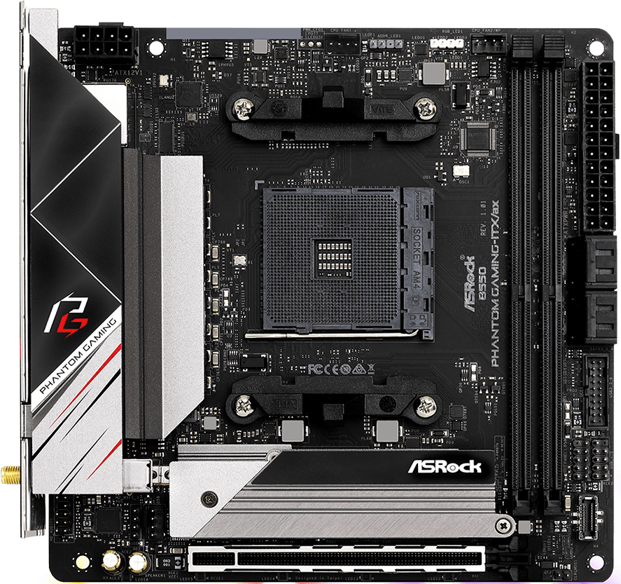 ジャンク ASRock B550 Phantom Gaming-ITX/ax mini-ITX Socket AM4 マザーボード｜コンピュータ